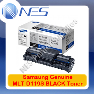 Samsung Genuine MLT-D119S BLACK Toner Cartridge for ML-1610/ML-2010/ML-2510 (2K) SU864A